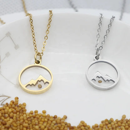 Faith can move mountains necklace stainless steel gold plated tiny mustard seed religious jewelry christian gifts