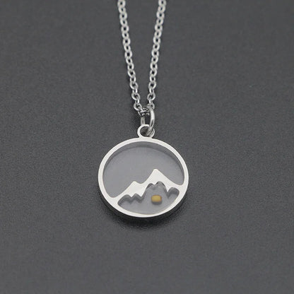 Faith can move mountains necklace stainless steel gold plated tiny mustard seed religious jewelry christian gifts