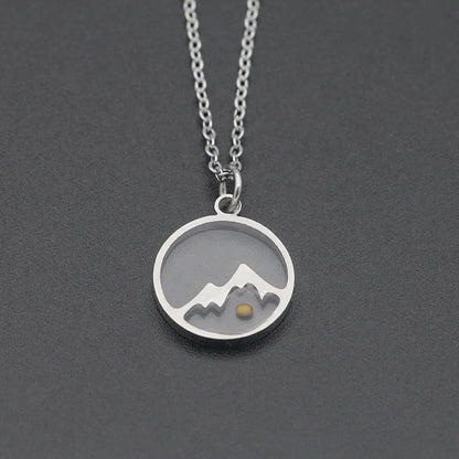 Faith can move mountains necklace stainless steel gold plated tiny mustard seed religious jewelry christian gifts