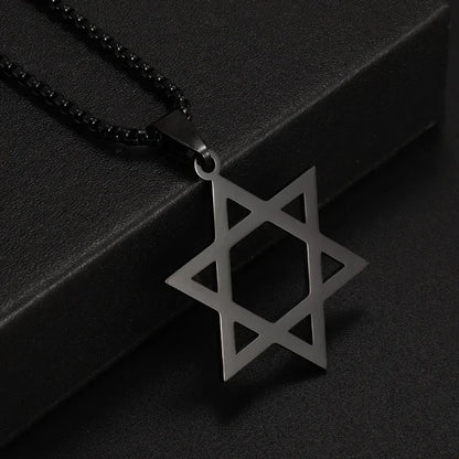 Cool Titanium Steel Dumbbell Pendant Necklace Barbell Fitness Pendant Men and Women Leisure Sports Punk Jewelry